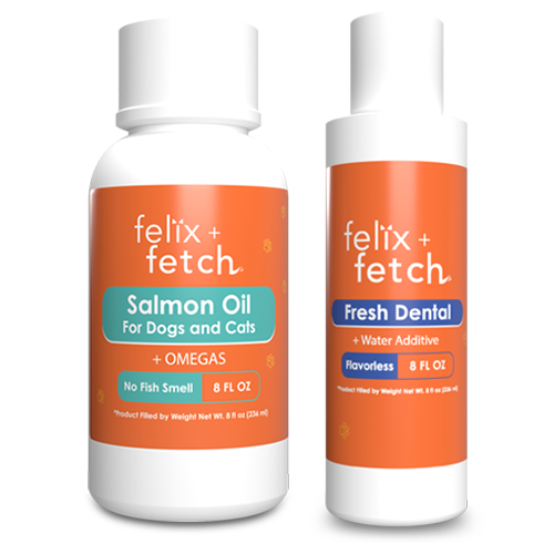 Pet Lover Bundle [1 Fresh Dental Formula & 1 Salmon Oil]